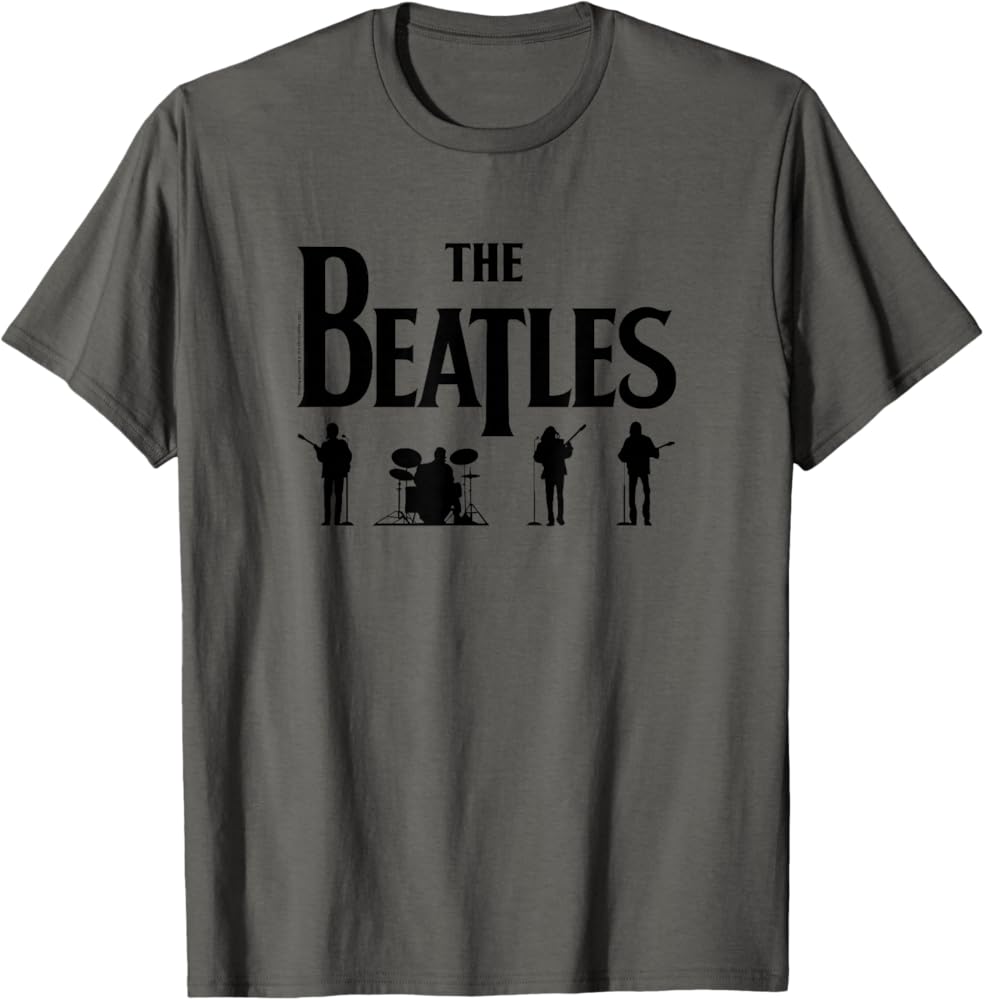 Amazon.com: The Beatles Let It Be Dark Silhouettes T-Shirt Small